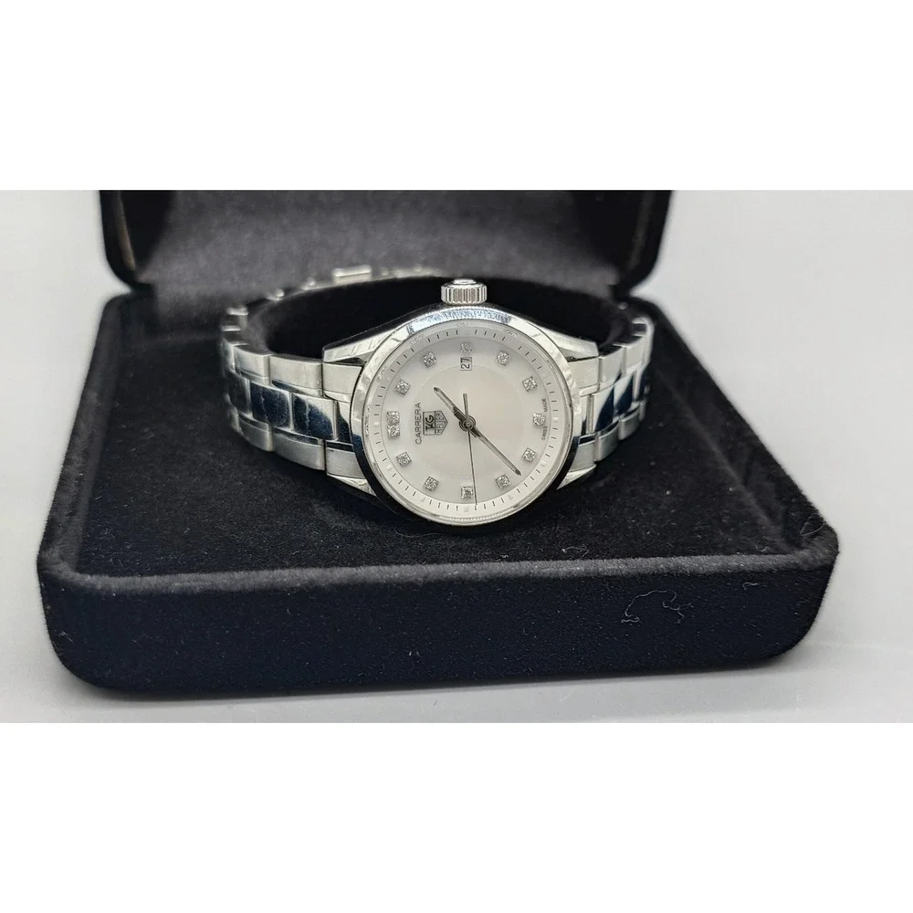 TAG Heuer Carrera Diamond Dial Watch 27mm [152124-1]